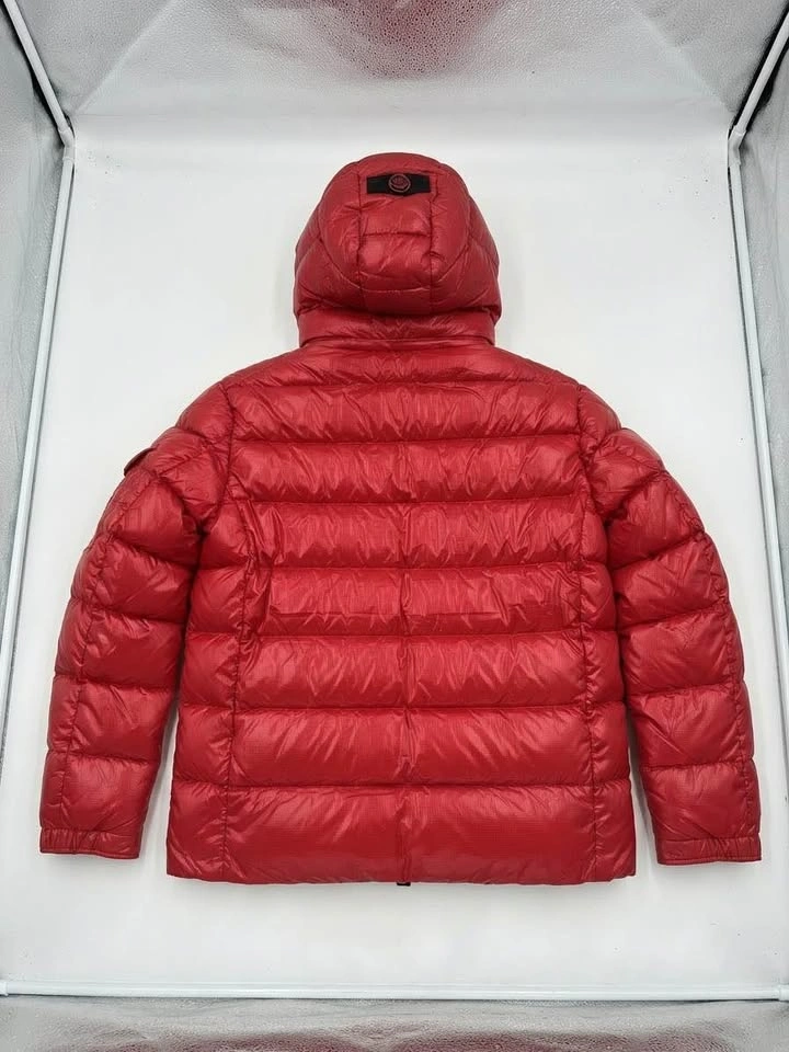 Red Hooded Puffer Jacket — $25 - photo 2