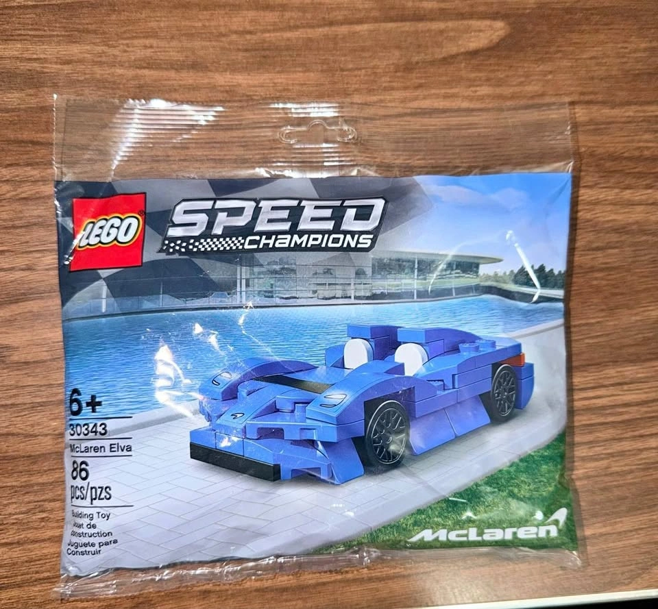 sealed LEGO Speed Champions 30343 McLaren Elva polybag