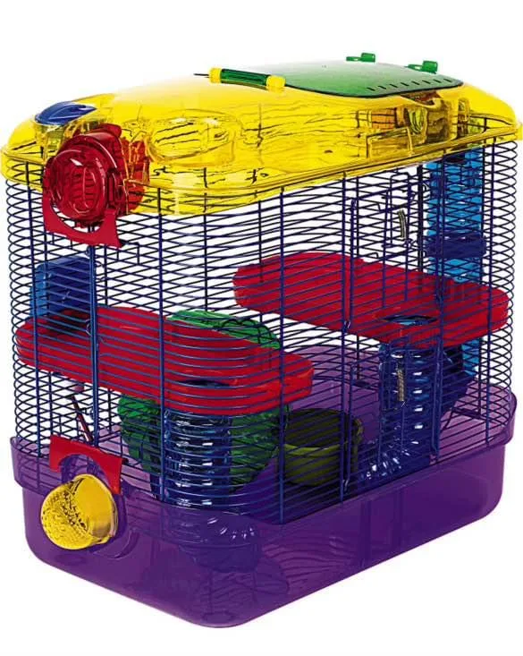 3 Hamster Cages + Supplies image indicator(4)