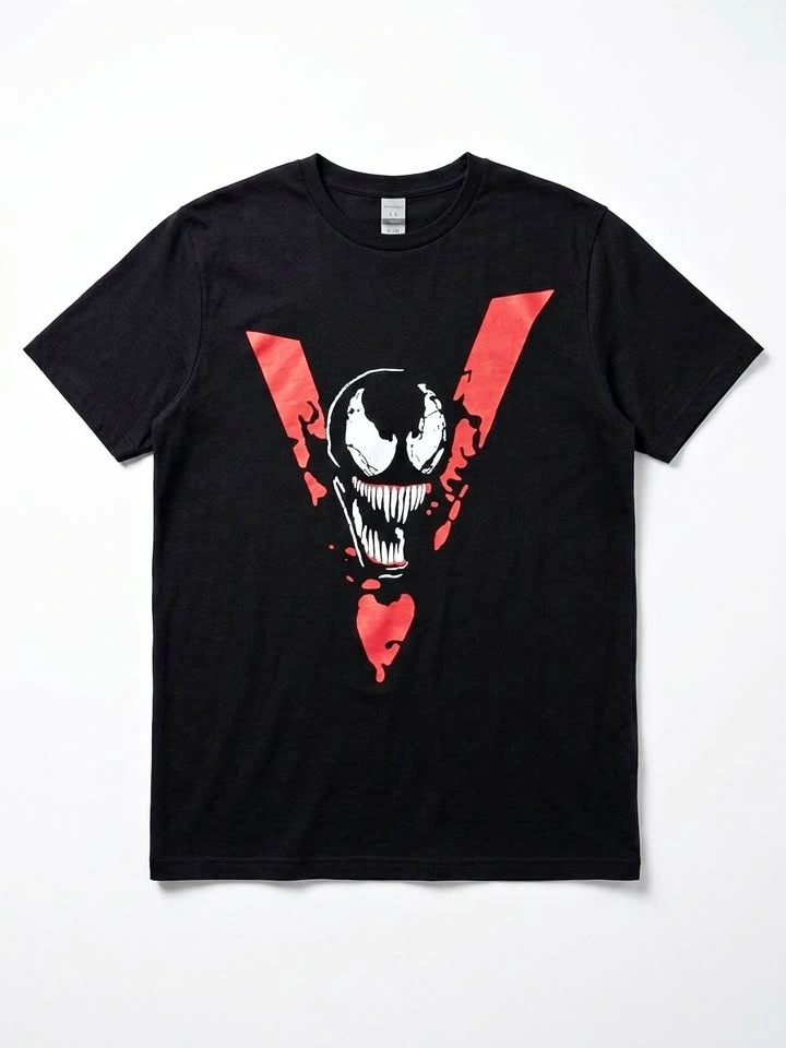 Black Venom Graphic T-Shirt – XL