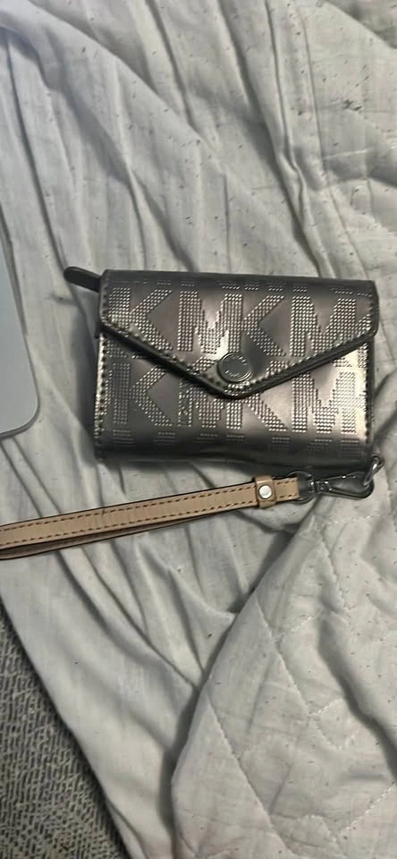 Michael Kors MK Logo Wristlet Wallet