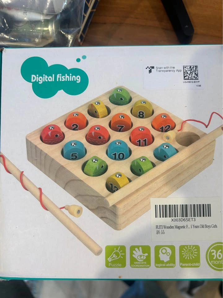 FLITI Wooden Magnetic Fishing Game - photo 2