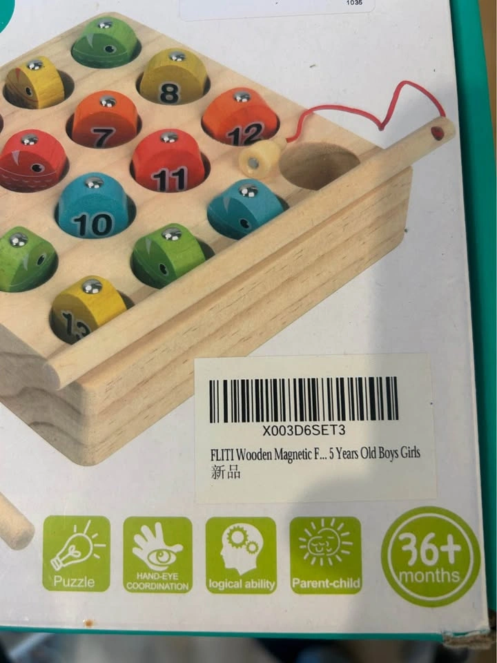 FLITI Wooden Magnetic Fishing Game - photo 5