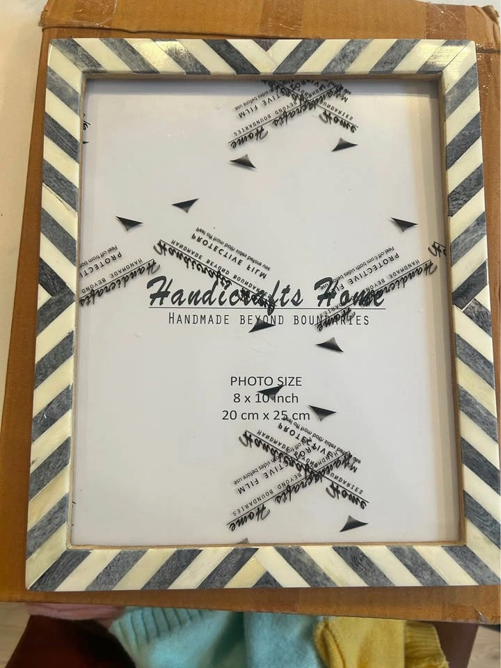 Handicrafts Home Herringbone Art Inspired 8x10 Picture Frame