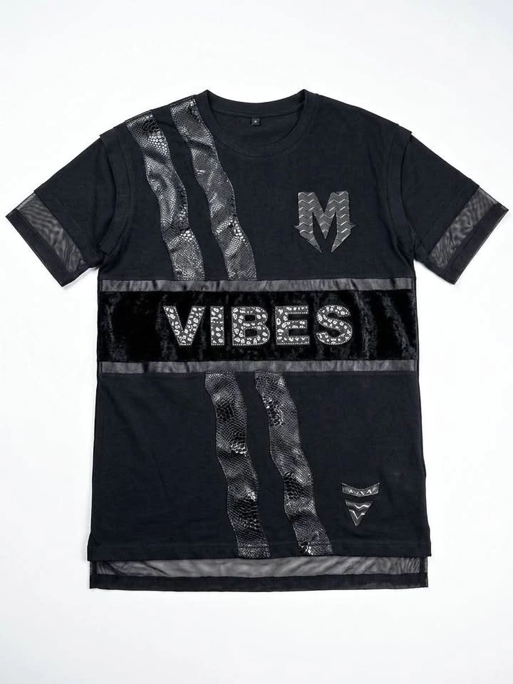 Plain Black T-Shirt — Size XL