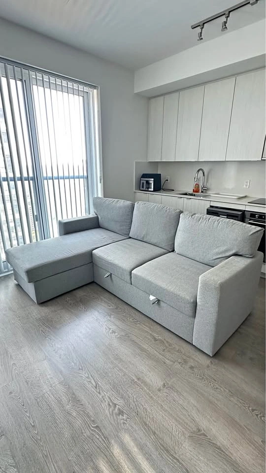 IKEA BÅRSLÖV 3-Seat Sofa-Bed with Storage Chaise