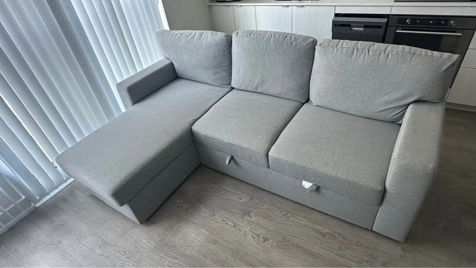 IKEA BÅRSLÖV 3-Seat Sofa-Bed with Storage Chaise - photo 3