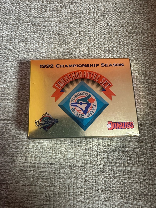 1992 Blue Jays Championship cards