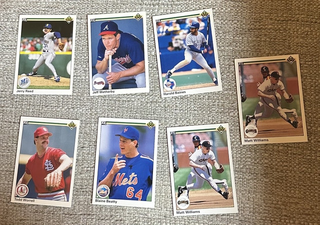 7 Upper Deck cards ‘90