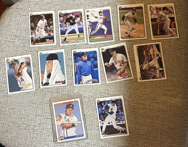 12 Upper Deck cards ‘92