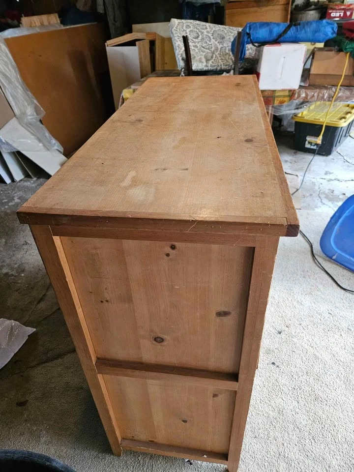 Children's dresser 4 drawers w hanging closet wardrobe - photo 3