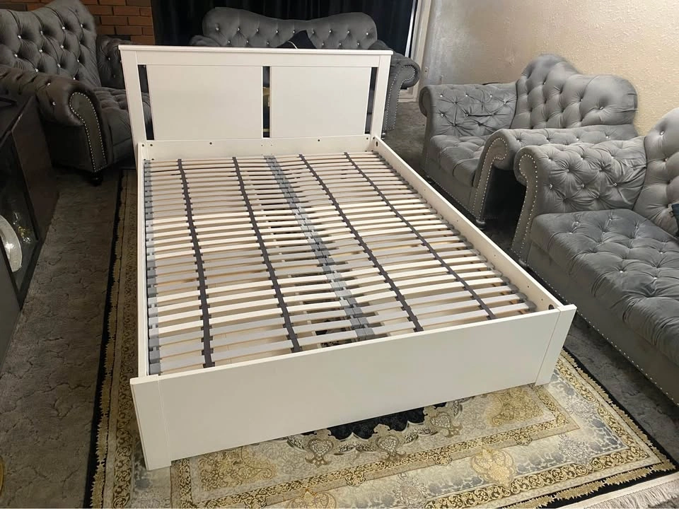 Queen Bed Frame with 4 Storage Drawers - photo 3