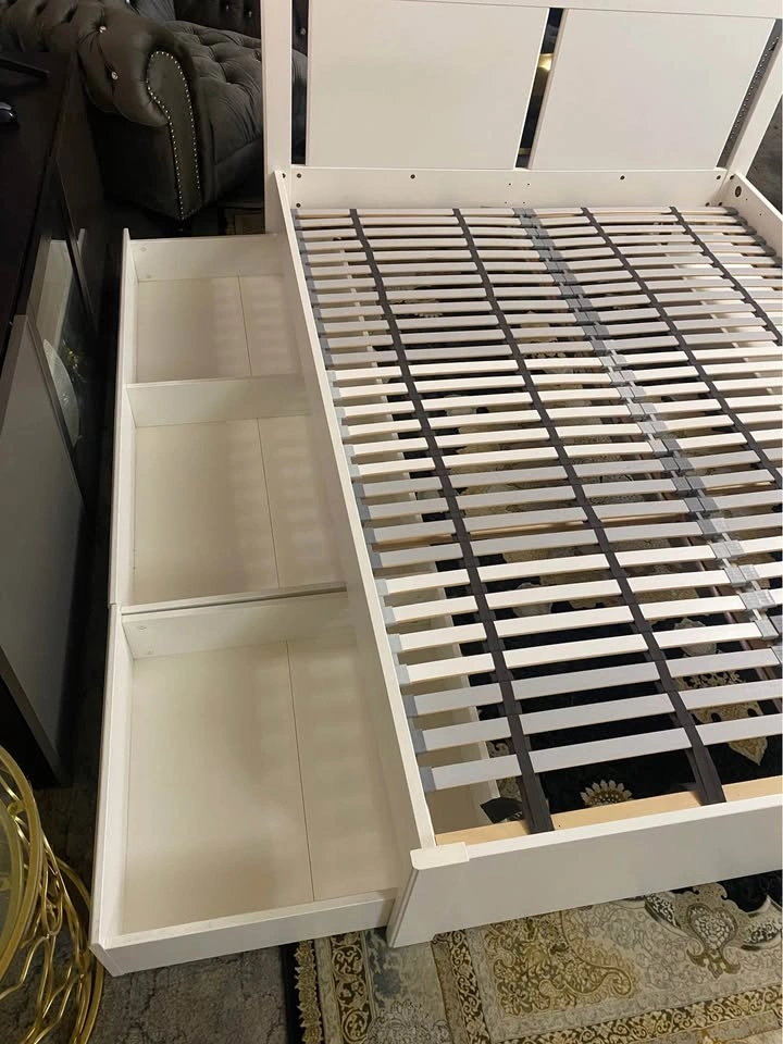 Queen Bed Frame with 4 Storage Drawers - photo 4