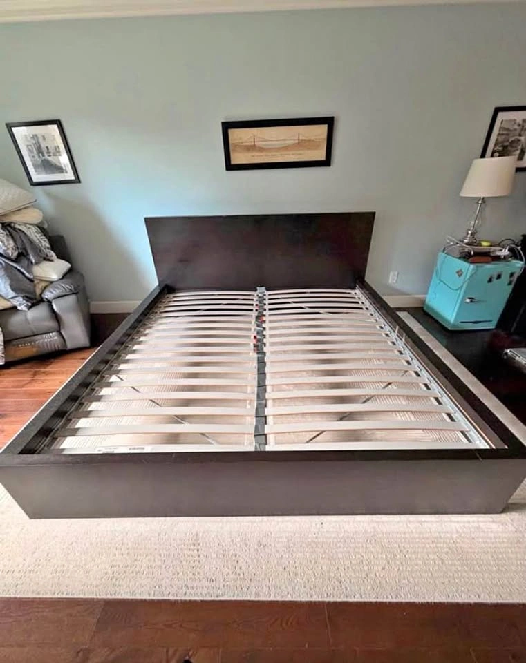 IKEA Malm King Bed Frame with Slats