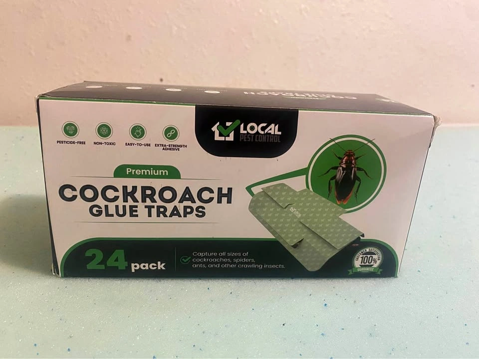 LOCAL PEST CONTROL Premium Cockroach Glue Traps 24 Pack