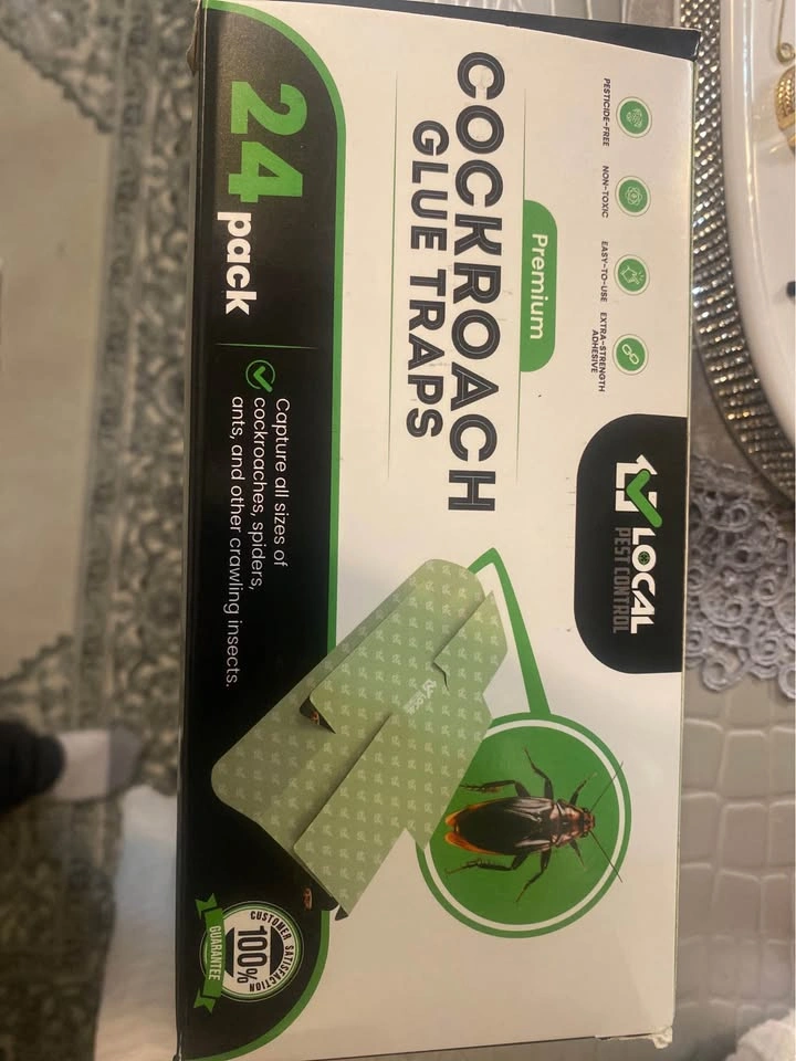 LOCAL PEST CONTROL Premium Cockroach Glue Traps 24 Pack - photo 2