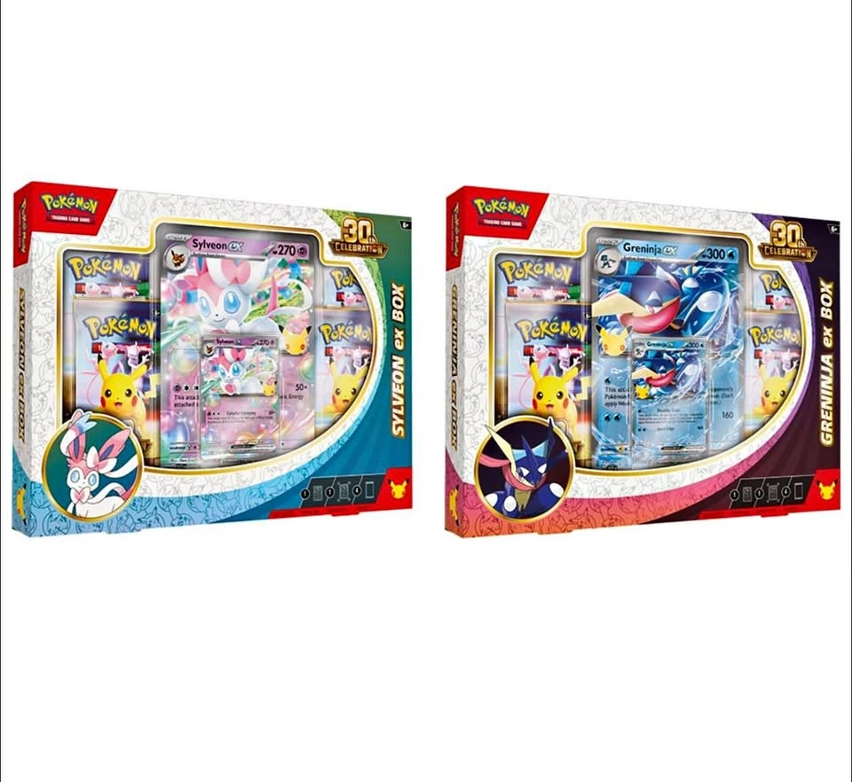 Pokemon 30th EX Box - Greninja & Sylveon