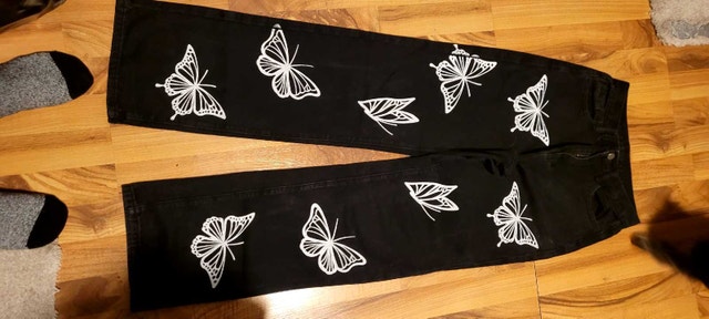 Romwe Butterfly Jeans