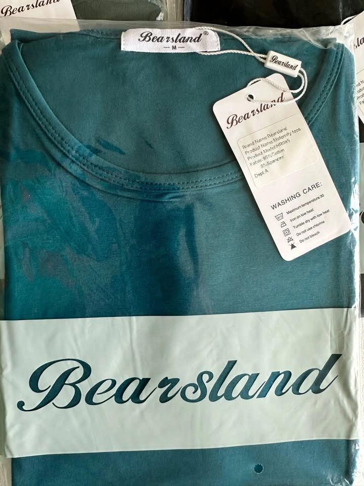 Bearsland Womens Maternity Tshirt 3 Packs Classic Side Ruched - photo 2
