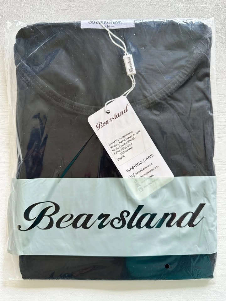 Bearsland Womens Maternity Tshirt 3 Packs Classic Side Ruched - photo 3