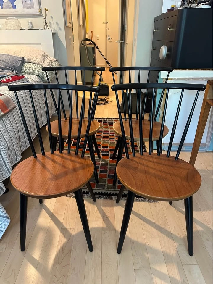 Mid Century Modern Tapiovaara-Style Dining Chairs - photo 2