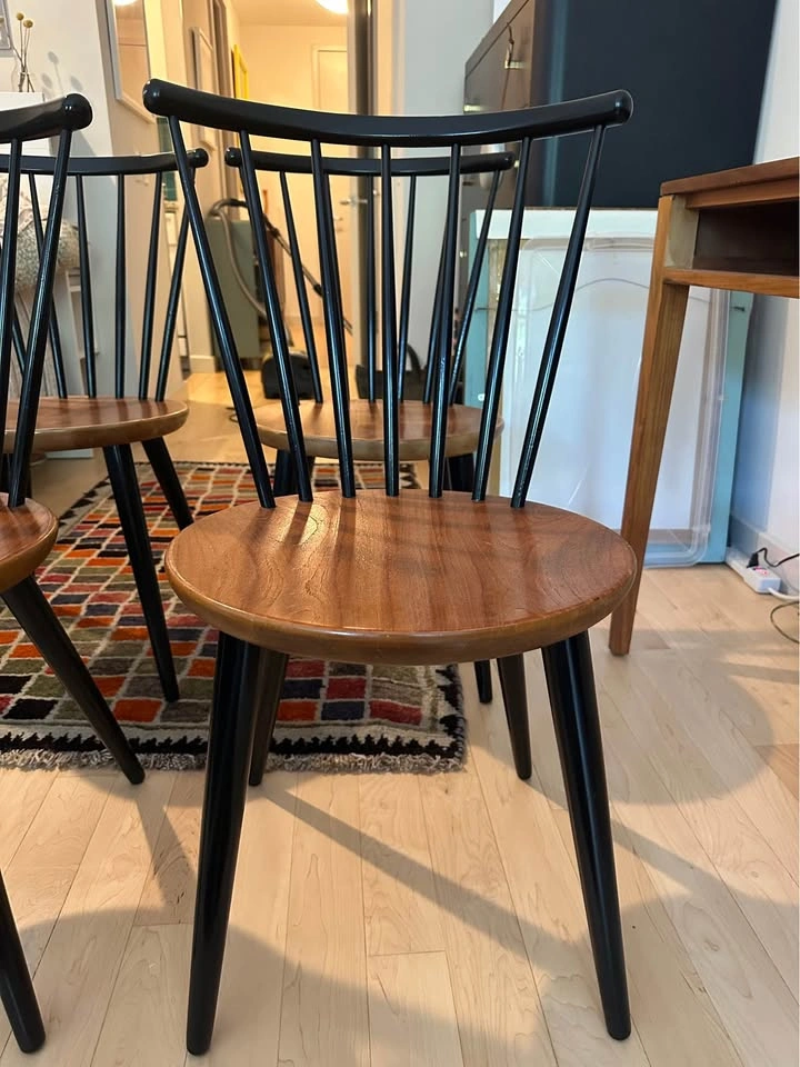 Mid Century Modern Tapiovaara-Style Dining Chairs - photo 3