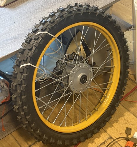 XYPS Yellow 125cc Gas Dirt Bike Electric Start Auto Transmission - photo 3