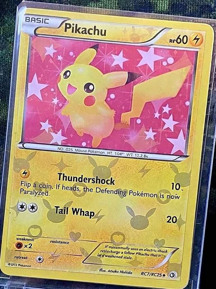Pikachu RC7/RC25 Legendary Treasures: Radiant Collection Holo