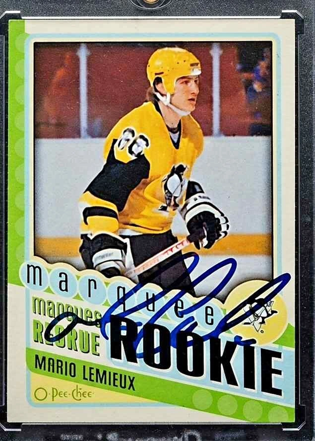 2012-13 Mario Lemieux O-Pee-Chee Marquee Rookie Black /100