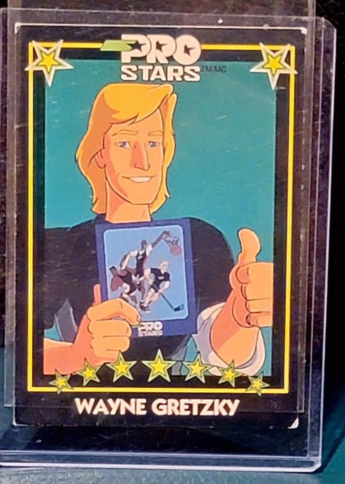 Rare Wayne Gretzky Pro Stars 1991 DIC Animation City Cartoon Sho