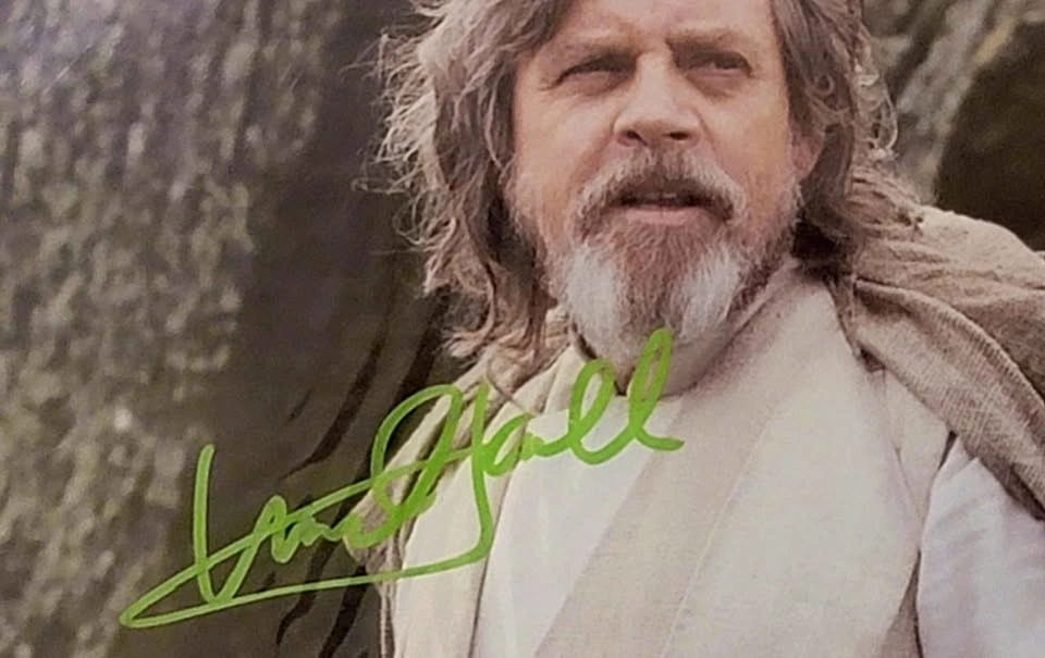 SIGNED MARK HAMILL STAR WARS MOVIE PHOTO C/W COA - photo 3