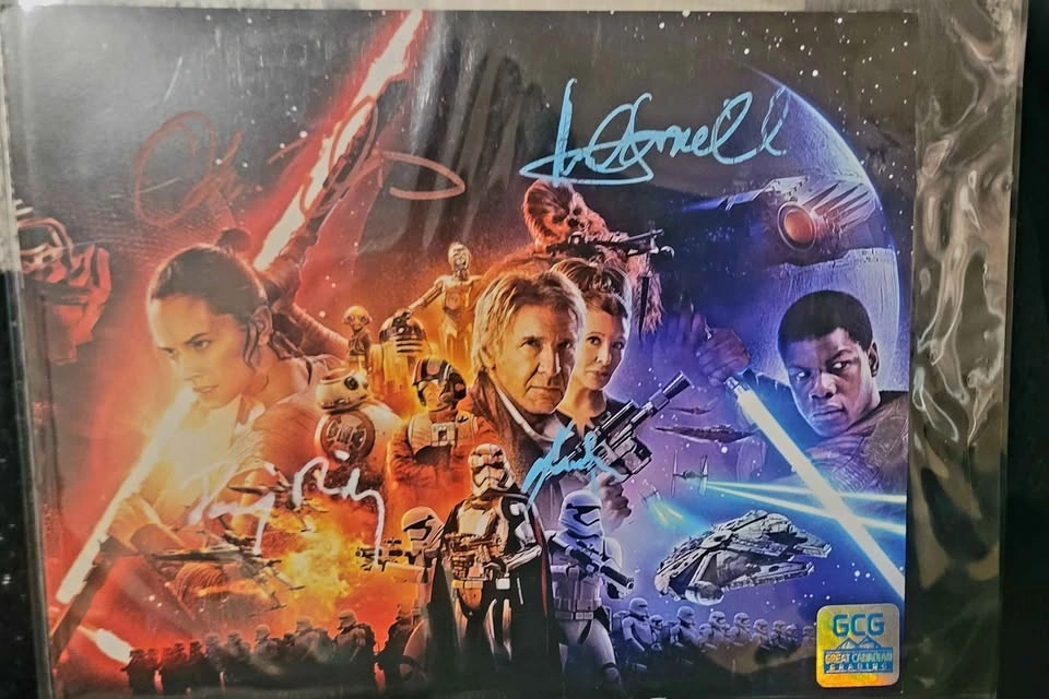 MULTI SIGNED STAR WARS PHOTO C/W COA - photo 2