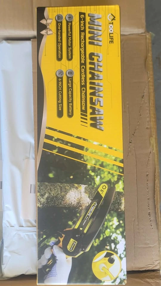 TOOLIFE 6-inch Rechargeable Cordless Mini Chainsaw - photo 4