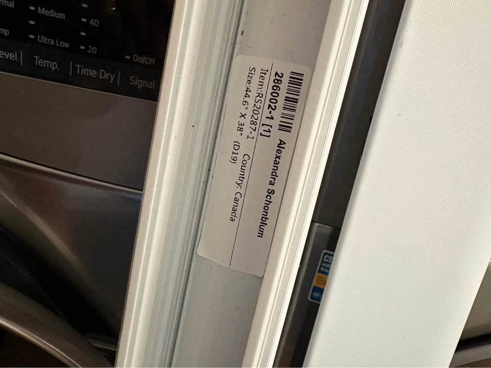 No Drill Zebra Roller Blind 44.6" x 38" (Inside Mount) - photo 2