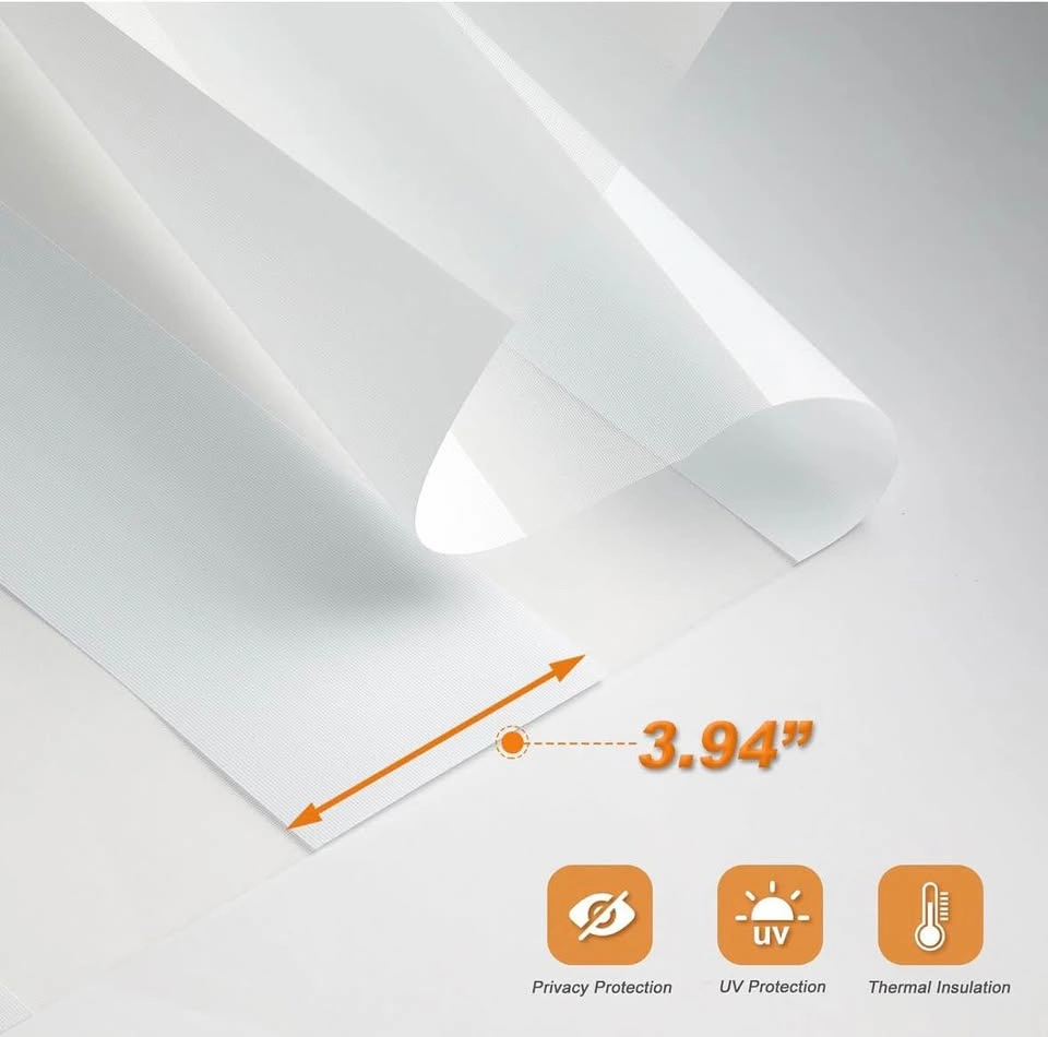 No Drill Zebra Roller Blind 44.6" x 38" (Inside Mount) - photo 5