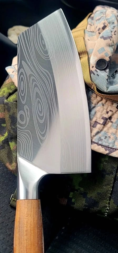 NEW JZRH Damascus Steel Style Meat Cleaver - photo 2