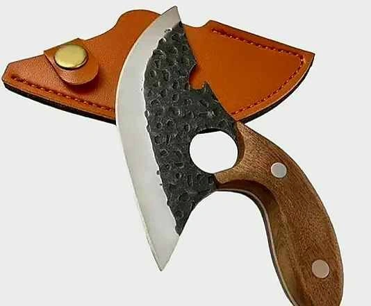 Kitchen Knife with Bottle Opener Heavy Duty Walnut Handle - photo 3