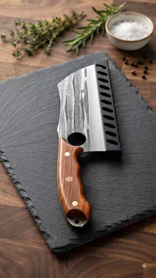 Hand-forged High-carbon Steel Mini Meat Cleaver