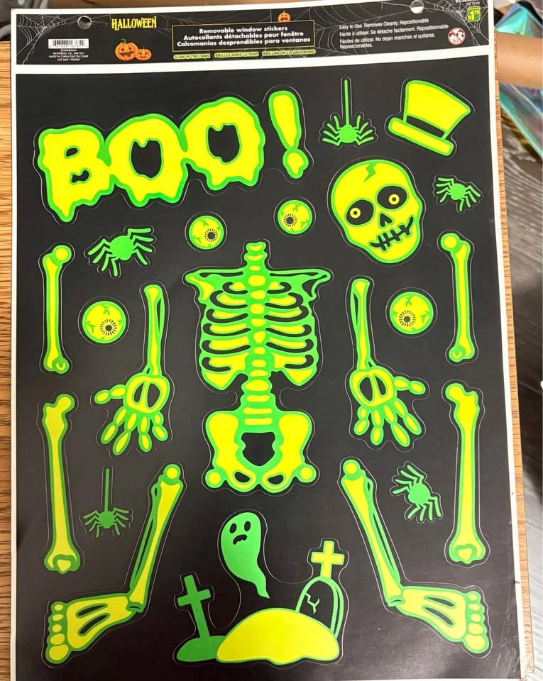 Halloween Window & Car Stickers – Unused/New - photo 2