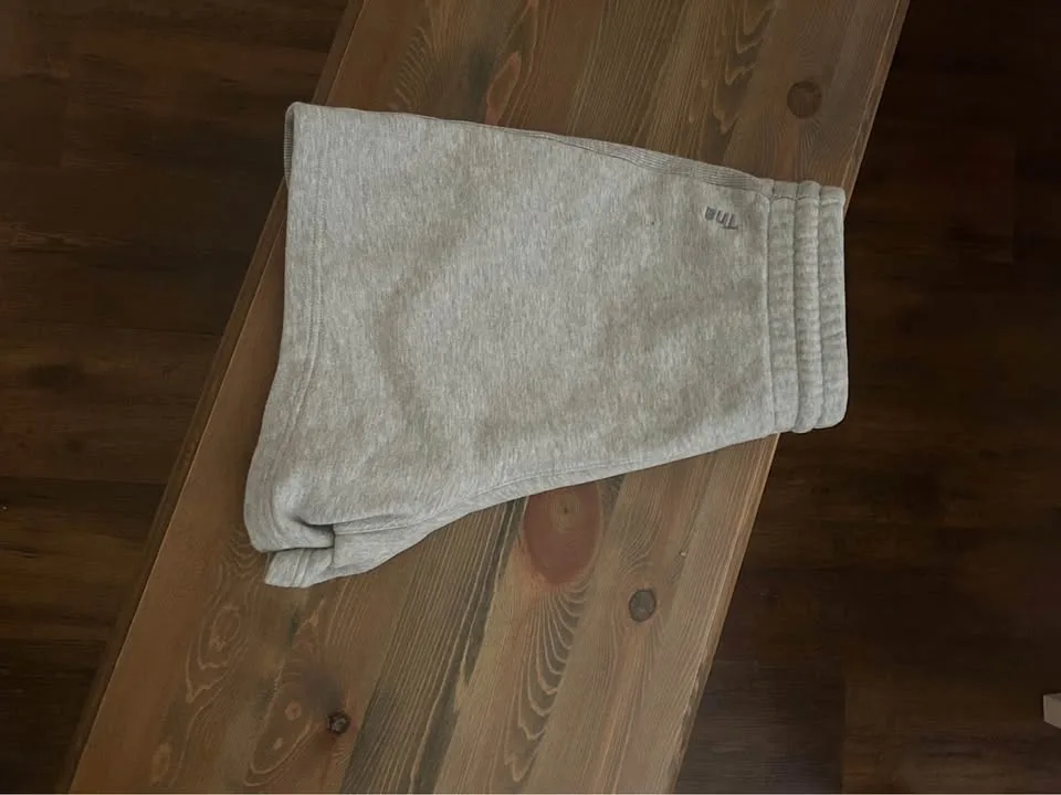 Grey Cozy Fleece Sweat Shorts image indicator(2)