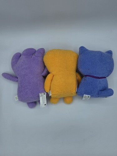 Ugly Dolls Lot of 3 Tray Wedgehead Ugly Dog Plush! 8" Stuffed To - photo 2