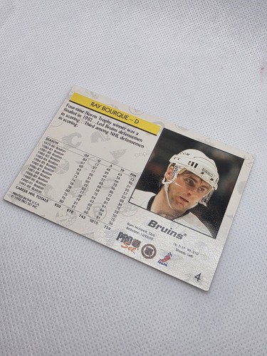 #4 Ray Bourque - Boston Bruins - 1992-93 Pro Set Hockey - photo 4