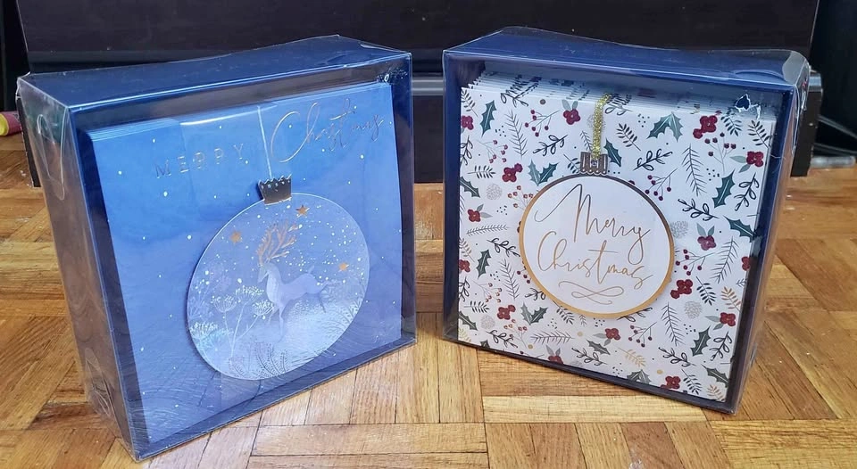 Merry Christmas Decorative Cards