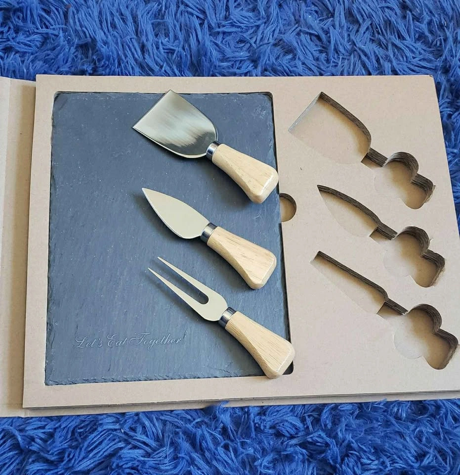 Maître D' Slate Rock Cheese Serving Set - photo 2
