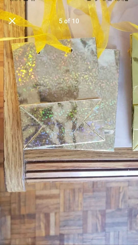 Small Gift Bags - Gold & Purple - photo 4