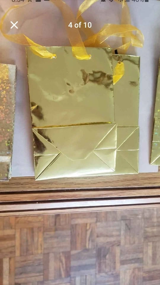 Small Gift Bags - Gold & Purple - photo 5