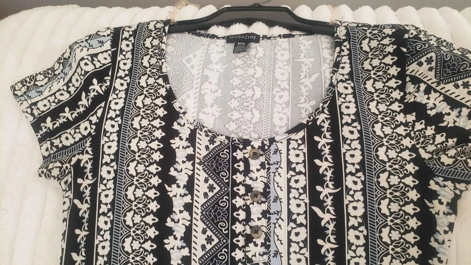 Maxi Dress with Bohemian Print - photo 3