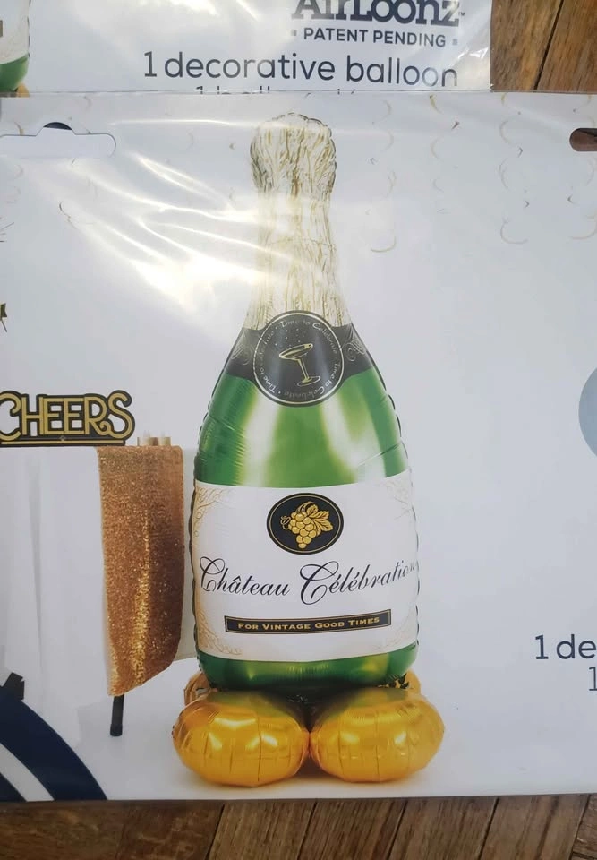 AirLoonz Champagne Bottle Decorative Balloon - photo 3