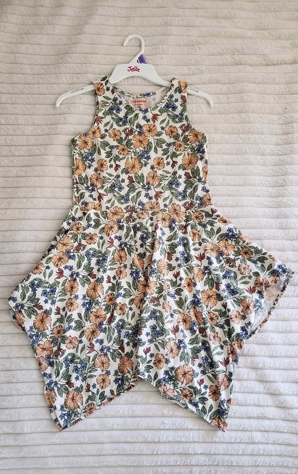 Girls' Floral Sleeveless dress