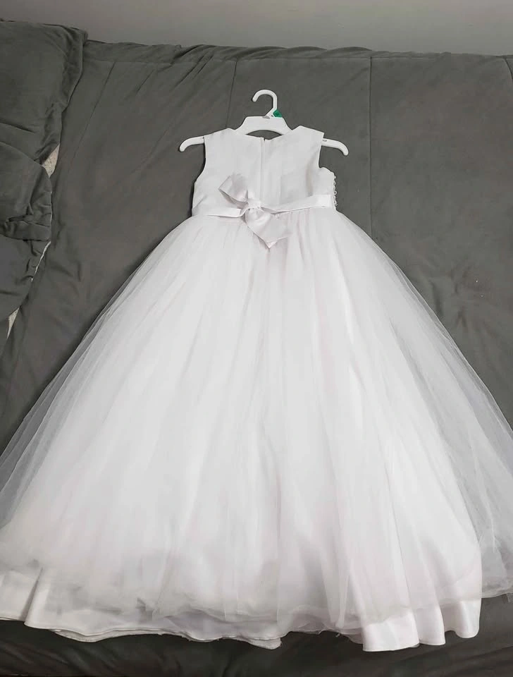 White Flower Girl Wedding Dress - photo 4